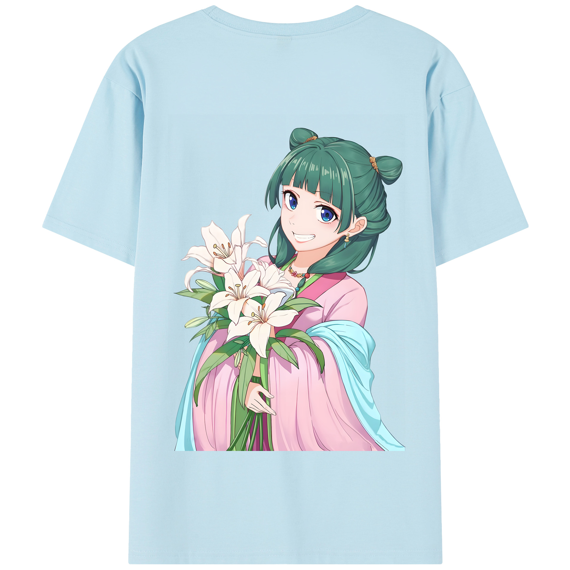 （画像用） 薬屋のひとりごと The Apothecary Diaries 綿100％半袖Tシャツ（背面プリント）